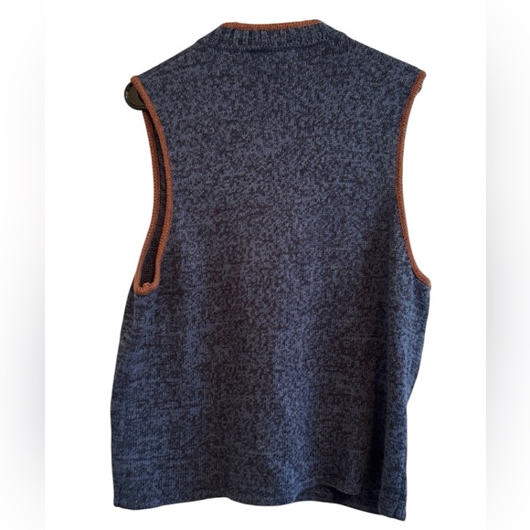 Vintage Tiara International Rooster Sunflower Blue Sleeveless Vest Size Large - Picture 8 of 13